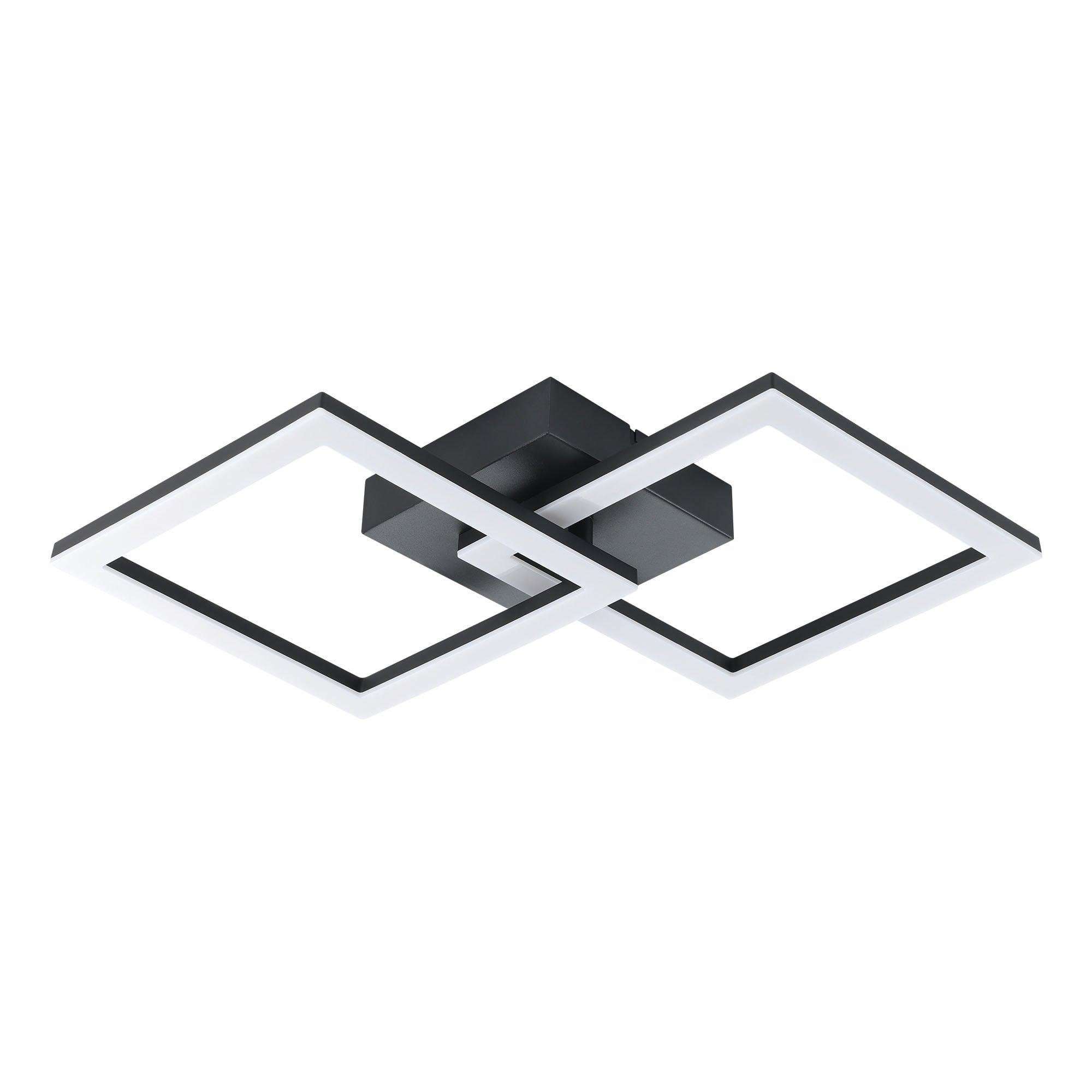 74058 Basic Huerta-E Black Steel & Plastic Eco Friendly LED Ceiling Light, 3000K