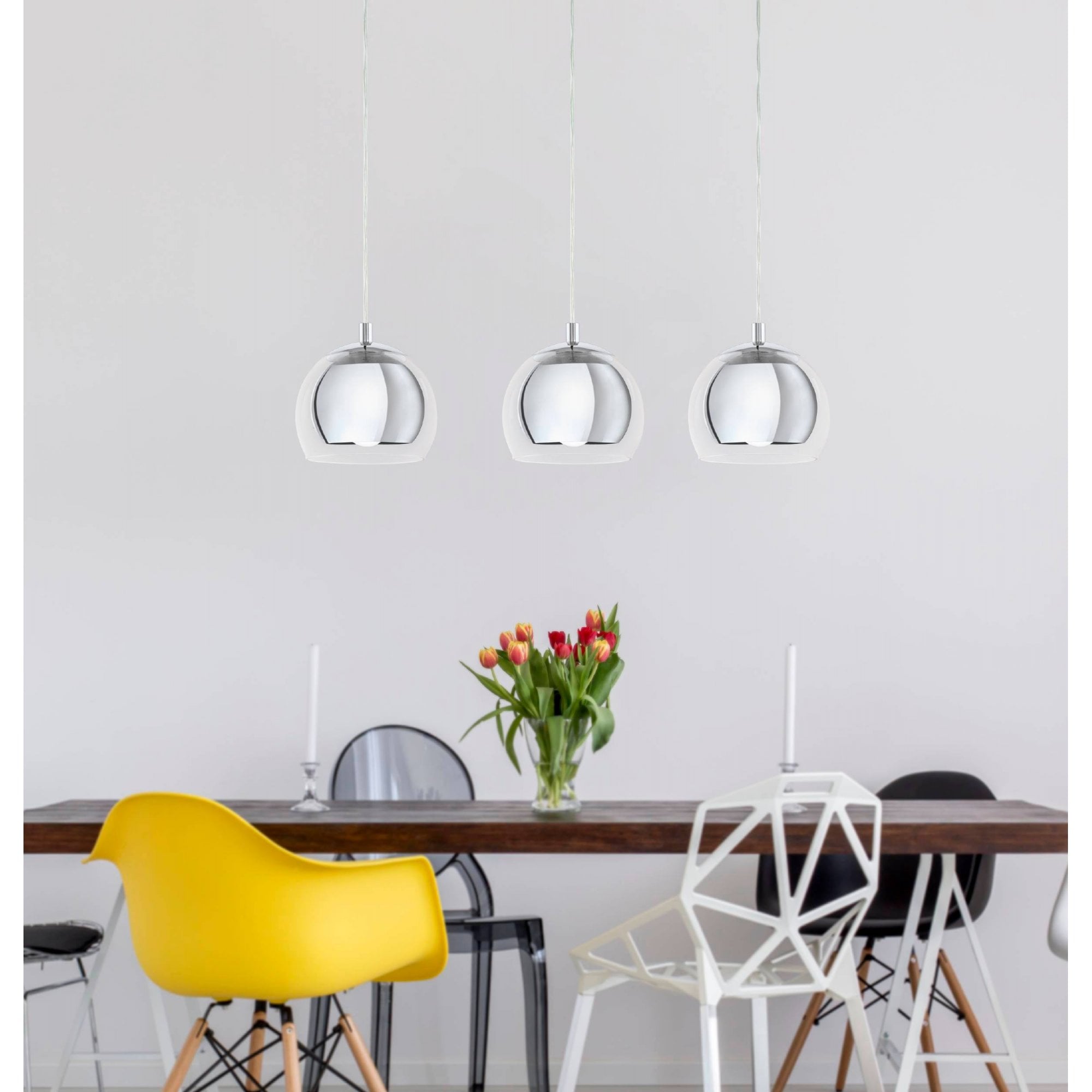 94605 Mogano 1 1-Light Vintage Black And Copper Single Pendant Light