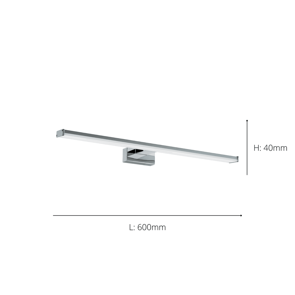 96065 Pandella 1 LED Silver 600 Bathroom Light