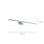 96065 Pandella 1 LED Silver 600 Bathroom Light