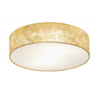 97641 Viserbella 1-Light Fabric Champagne And Gold Ceiling Light