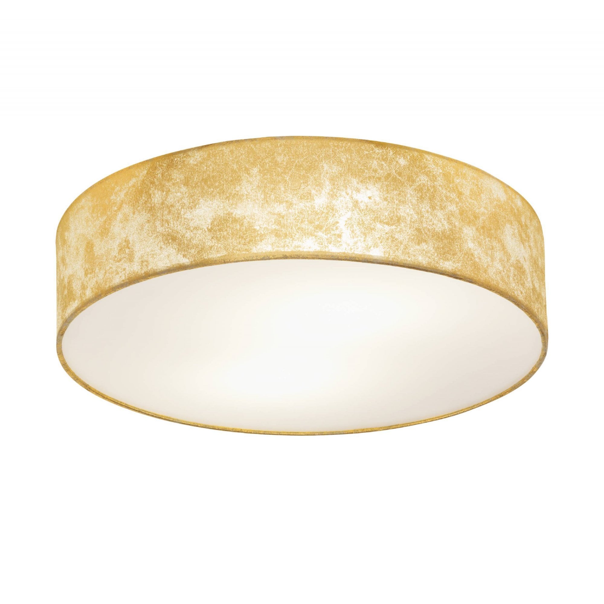 97641 Viserbella 1-Light Fabric Champagne And Gold Ceiling Light