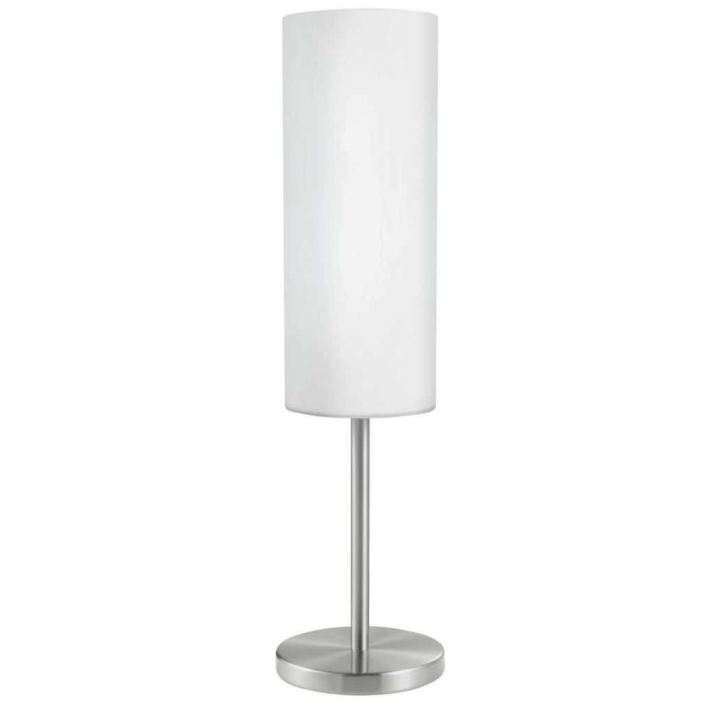 85981 Troy 3 White / Nickel-Matt Table Lamp