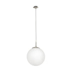 85262 Rondo 250 Opal & Nickel Matt Single Pendant