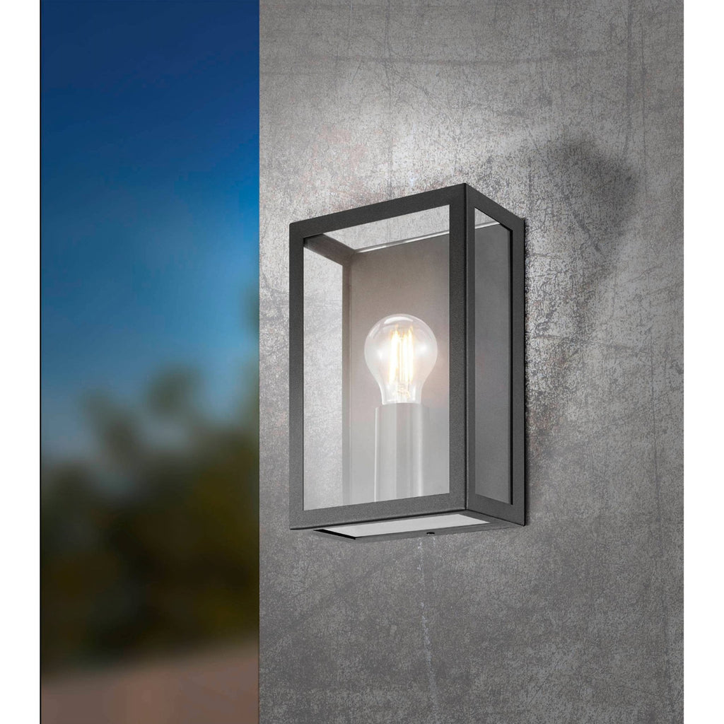 94831 Alamonte 1 1-Light Caged Industrial Exterior Wall Light