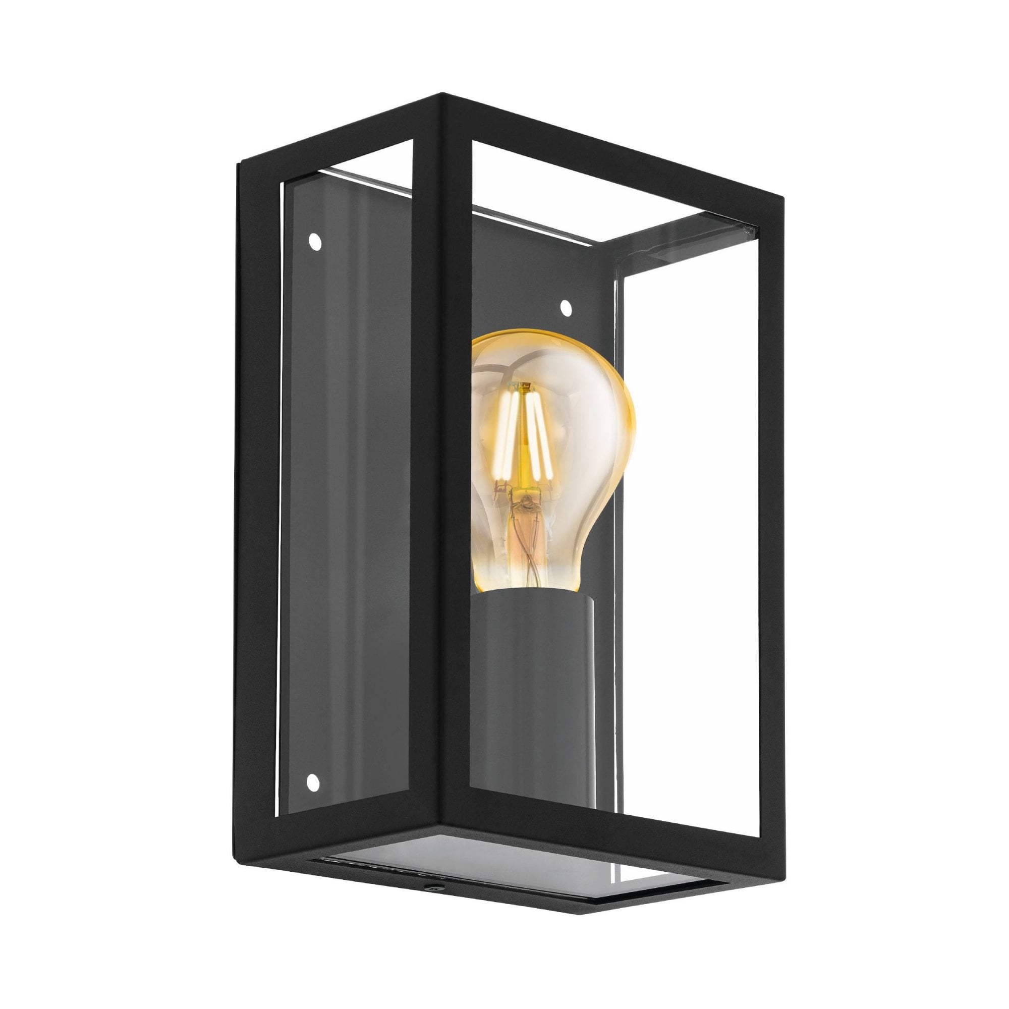 94831 Alamonte 1 1-Light Caged Industrial Exterior Wall Light