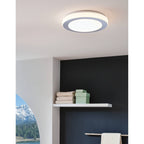 95283 Carpi LED White/Chrome Round Ceiling Light