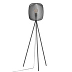 900522 Romazzina Black Caged Tripod Floor Lamp