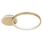 900423 Gafares LED Gold & White Flush Ceiling Light