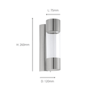 96013 Robledo Cylindrical Steel/Plastic LED Outdoor Wall Light