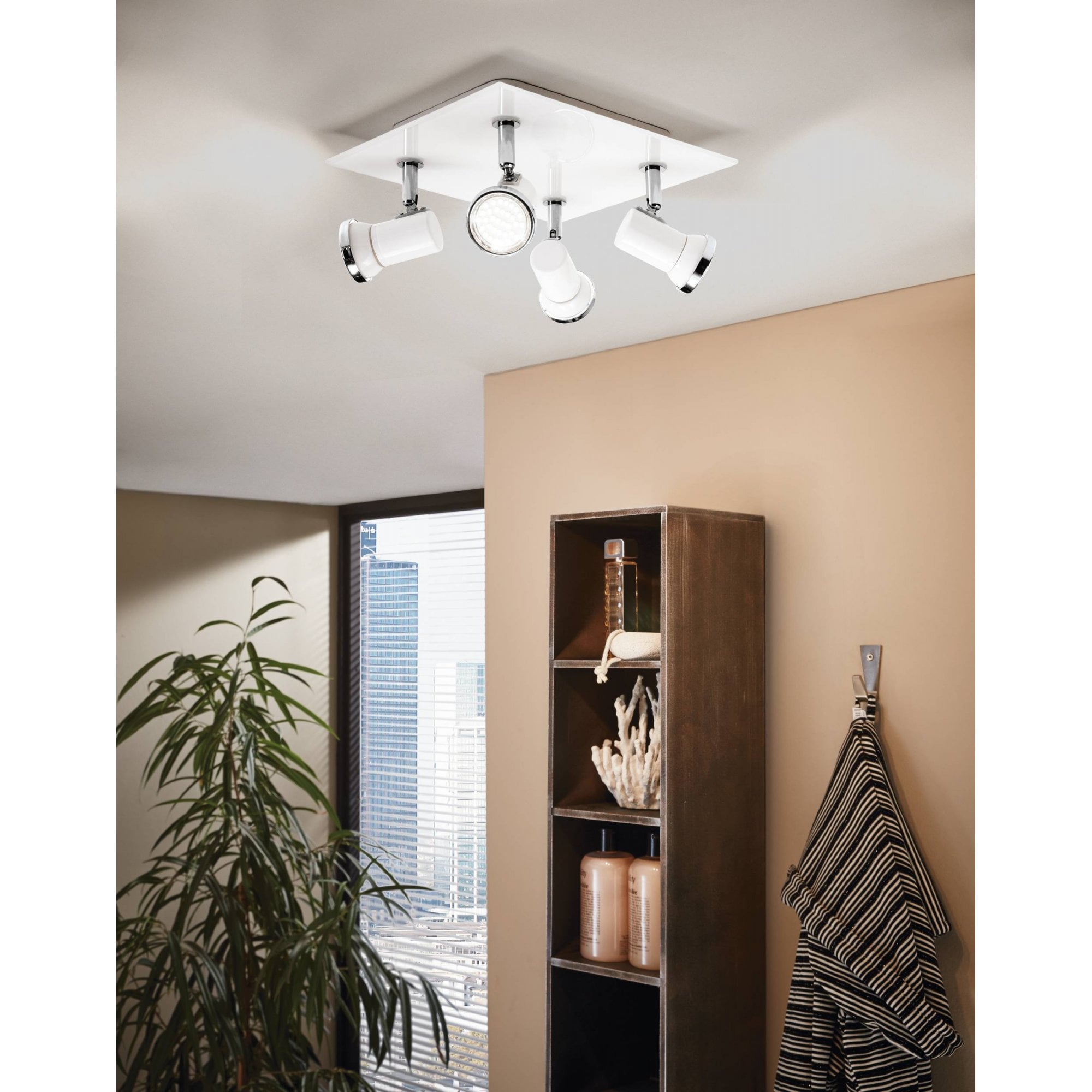 95995 Tamara 1 LED White Wall and Ceiling Spotlight