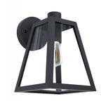 98719 Mirandola 1-Light Caged Exterior Wall Light With Glass Panels