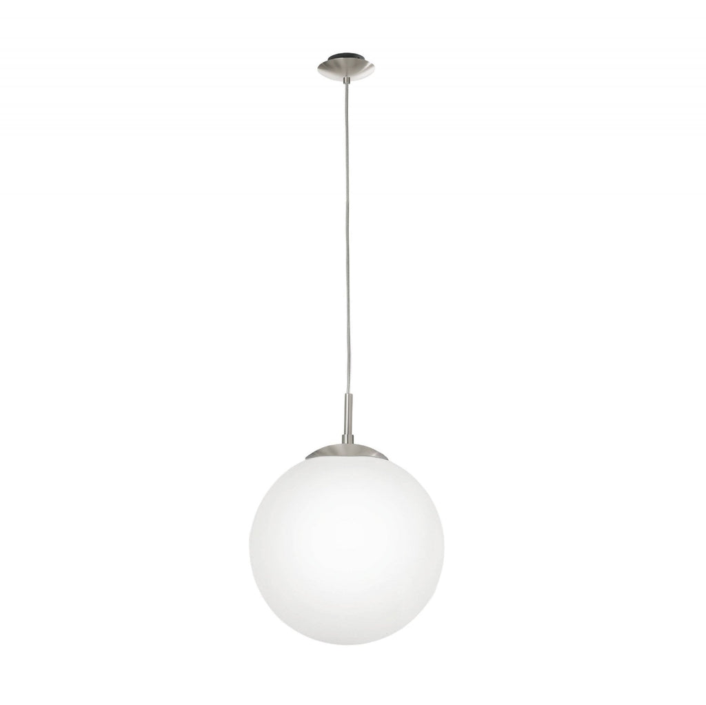 85263 Rondo 300 Opal & Nickel Matt Single Pendant