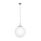 85263 Rondo 300 Opal & Nickel Matt Single Pendant
