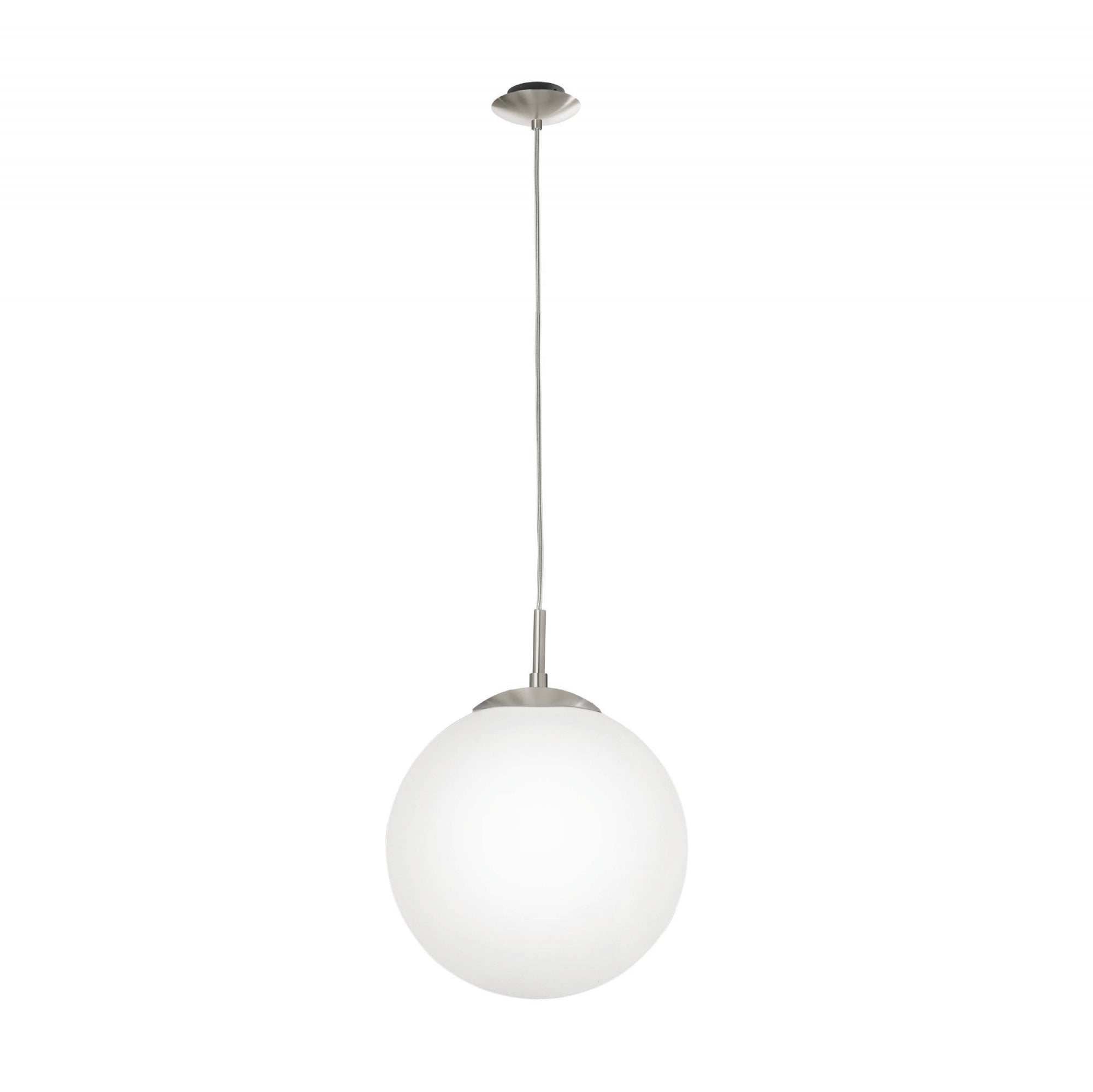 85263 Rondo 300 Opal & Nickel Matt Single Pendant