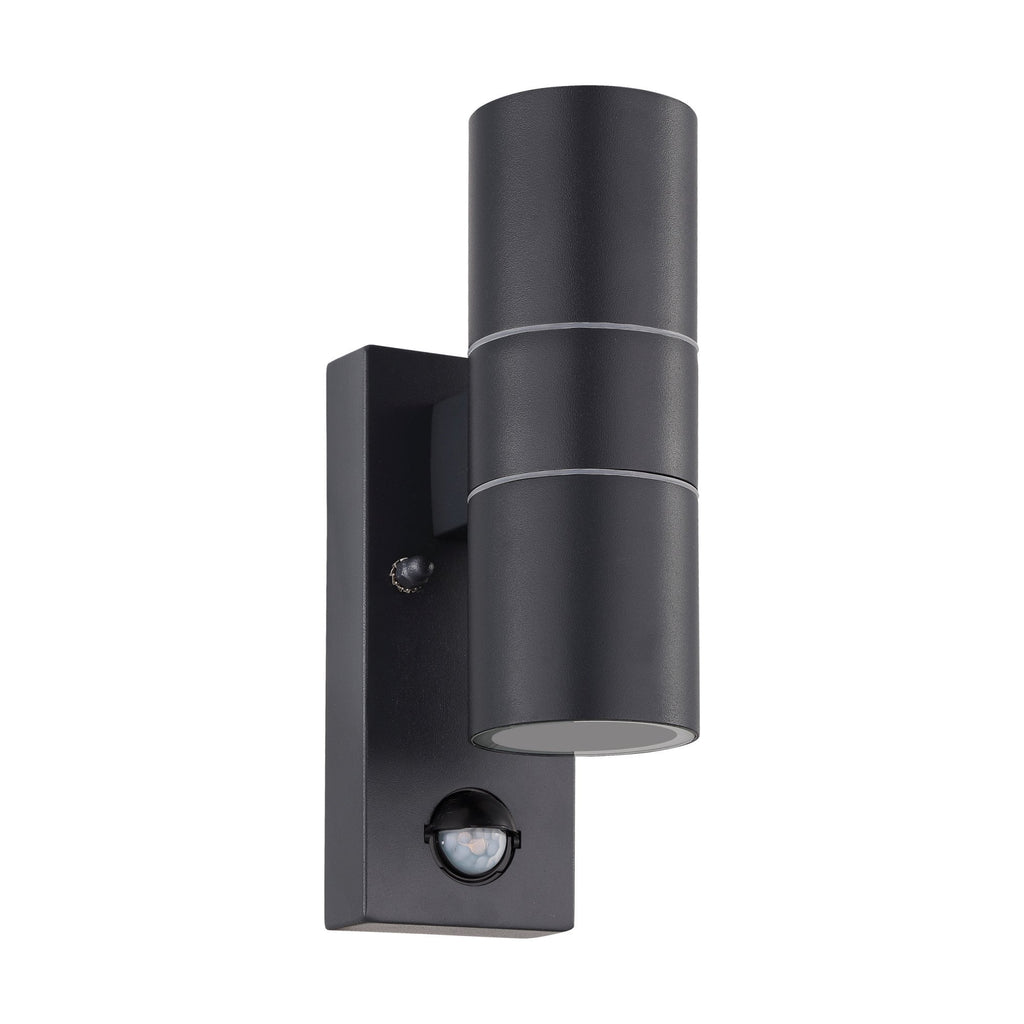 32899 Riga 5 2-Light Anthracite LED Exterior Wall Lamp With Sensor