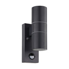 32899 Riga 5 2-Light Anthracite LED Exterior Wall Lamp With Sensor