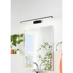 98908 Pandella 1 1-Light Black Bathroom Mirror Light