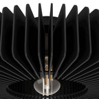 900831 Palombaia Black Wooden Ceiling Light