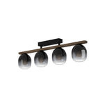 900185 Filago Ombre Glass 3-light Ceiling Fixture