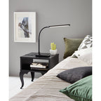 96438 Laroa Black Minimalist LED Touch Dimmer Table Lamp