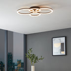 900319 Parrapos-Z Modern Black Steel Smart Control, Colour Changing Ceiling Light