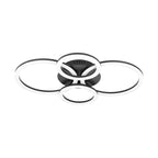 900319 Parrapos-Z Modern Black Steel Smart Control, Colour Changing Ceiling Light