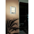88142 City Stainless-Steel Exterior Wall Light with Sensor