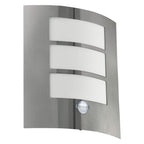 88142 City Stainless-Steel Exterior Wall Light with Sensor
