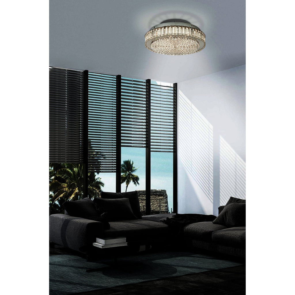 39746 Balparda Chrome Crystal LED Ceiing Light