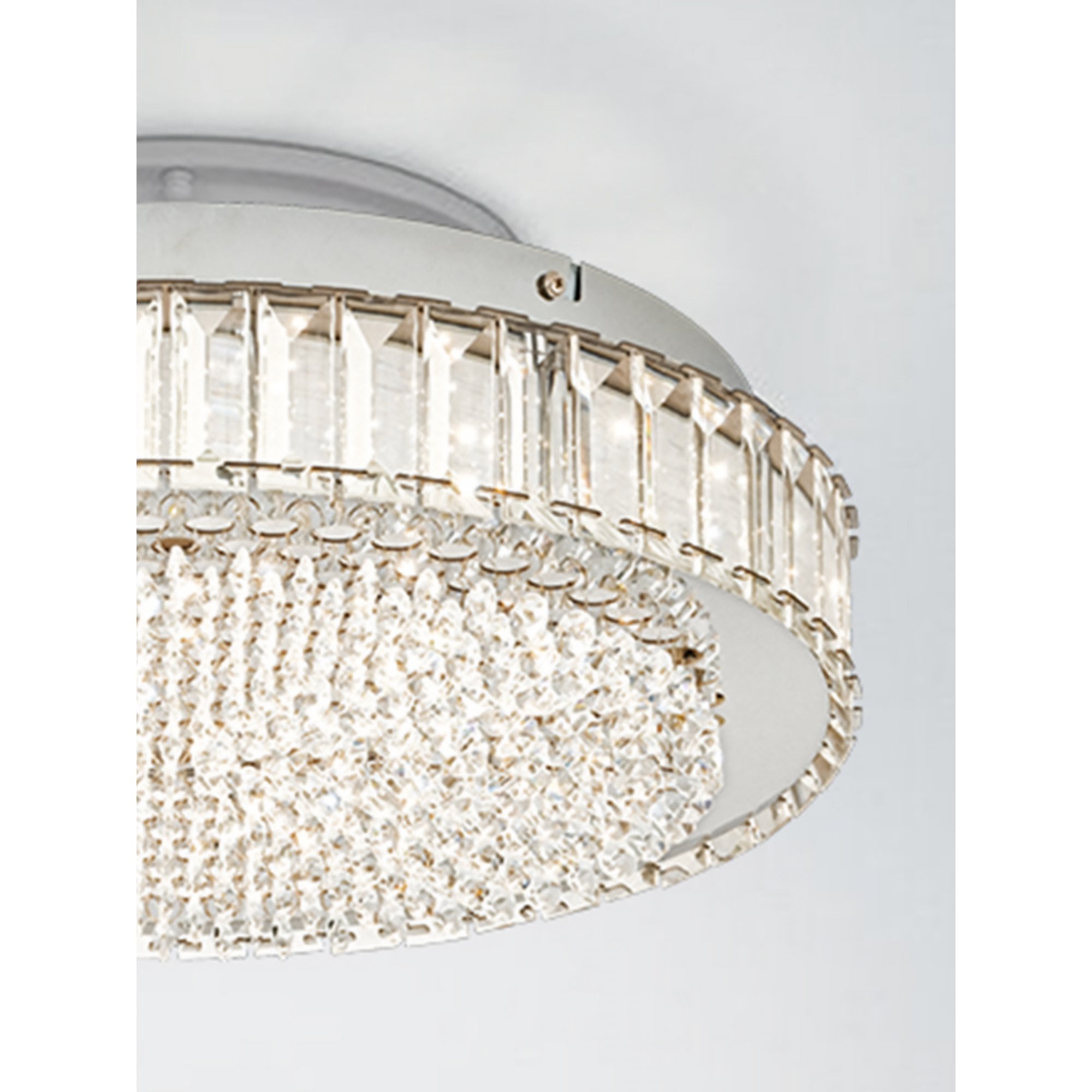 39746 Balparda Chrome Crystal LED Ceiing Light
