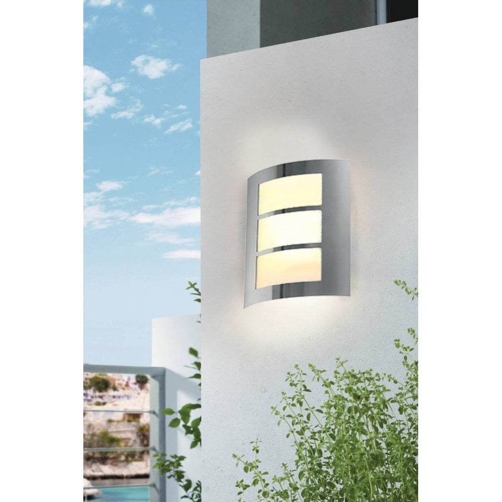 88139 City Stainless Steel Outdoor Wall Light