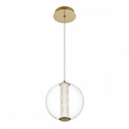 QN-ATOMO-1P-BG Atomo 1 Light LED Adjustable Pendant Brushed Gold