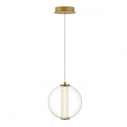 QN-ATOMO-1P-BG Atomo 1 Light LED Adjustable Pendant Brushed Gold