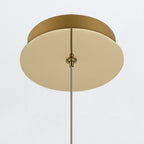QN-ATOMO-1P-BG Atomo 1 Light LED Adjustable Pendant Brushed Gold