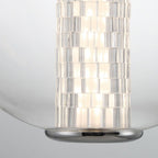 QN-ATOMO-1P-PC Atomo 1 Light LED Adjustable Pendant Polished Chrome