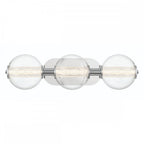 QN-ATOMO-3W-PC Atomo 3 Light LED Bathroom Wall Light Polished Chrome