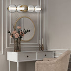 QN-ATOMO-4W-BG Atomo 4 Light LED Bathroom Wall Light Brushed Gold