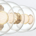 QN-ATOMO-4W-BG Atomo 4 Light LED Bathroom Wall Light Brushed Gold