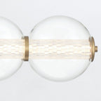 QN-ATOMO-4W-BG Atomo 4 Light LED Bathroom Wall Light Brushed Gold