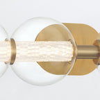 QN-ATOMO-4W-BG Atomo 4 Light LED Bathroom Wall Light Brushed Gold