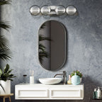 QN-ATOMO-4W-PC Atomo 4 Light LED Bathroom Wall Light Polished Chrome