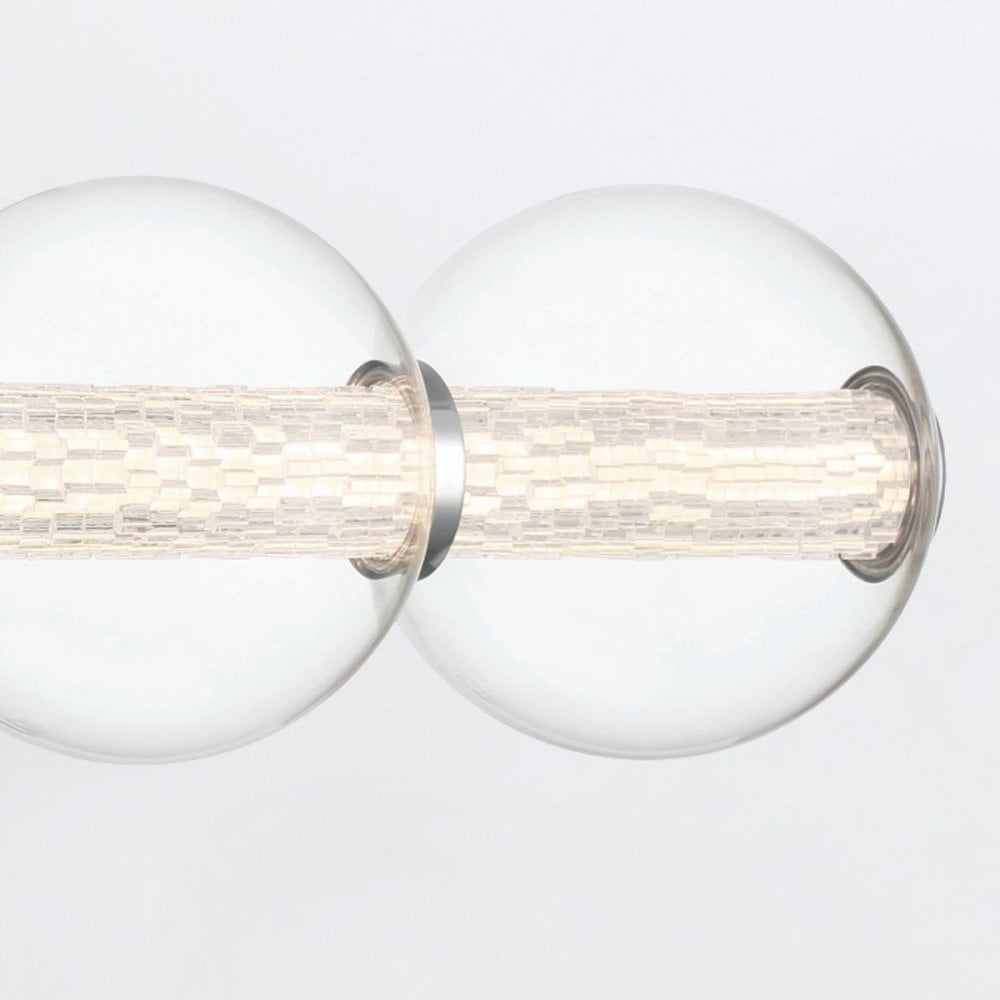 QN-ATOMO-4W-PC Atomo 4 Light LED Bathroom Wall Light Polished Chrome