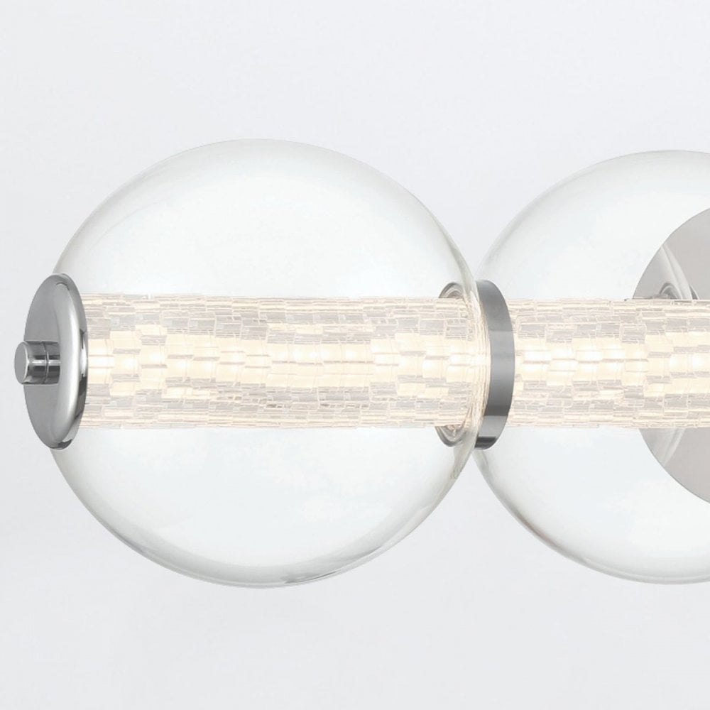 QN-ATOMO-4W-PC Atomo 4 Light LED Bathroom Wall Light Polished Chrome
