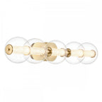QN-ATOMO-5W-BG Atomo 5 Light LED Bathroom Wall Light Brushed Gold