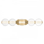 QN-ATOMO-5W-BG Atomo 5 Light LED Bathroom Wall Light Brushed Gold