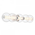 QN-ATOMO-5W-PC Atomo 5 Light LED Bathroom Wall Light Polished Chrome