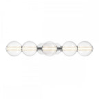 QN-ATOMO-5W-PC Atomo 5 Light LED Bathroom Wall Light Polished Chrome