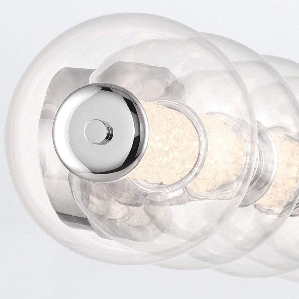 QN-ATOMO-5W-PC Atomo 5 Light LED Bathroom Wall Light Polished Chrome