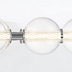 QN-ATOMO-5W-PC Atomo 5 Light LED Bathroom Wall Light Polished Chrome